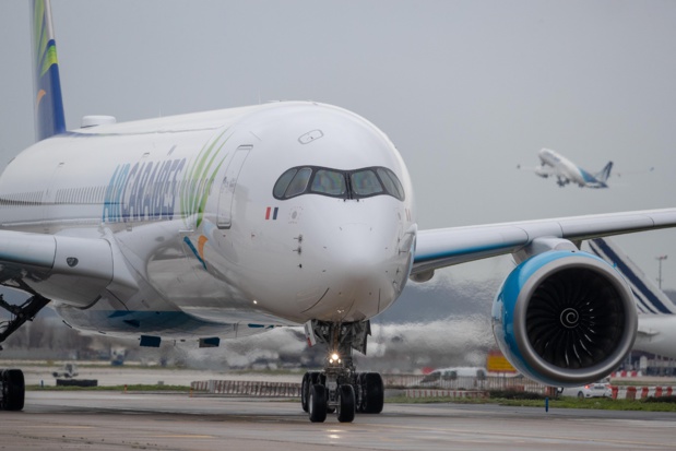 Le 1er A350-1000 français sera positionné entre Orly 4 et les Antilles © Air Caraïbes – Harold Asencio