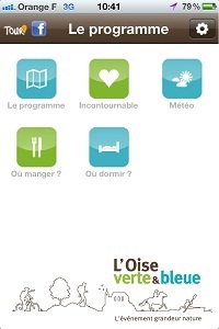 Oise Verte et Bleue : une appli pour préparer l'évènement Oise Verte et Bleue : une appli pour préparer l'évènement