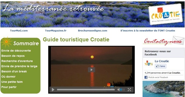 Le manuel de vente en ligne sur la Croatie est en ligne sur TourMaG.com - DR Le manuel de vente en ligne sur la Croatie est en ligne sur TourMaG.com - DR