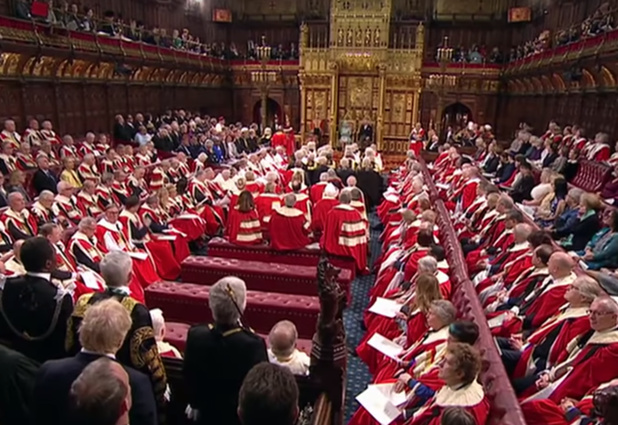 Lors du dernier discours de la Reine devant le Parlement britannique, le 19 décembre dernier © UK PARLIAMENT YOUTUBE