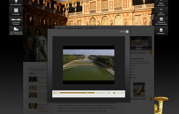 Au-delà des tâches traditionnelles (Marketing /accueil/promotion/commercialisation de l’offre, mise en visite e-tourisme comme ici pour le Château de Versailles), un nouveau calendrier, de nouvelles collaborations sont au programme dès la conception d’un site culturel ou d’une nouveau catalogue d’offre touristique - DR