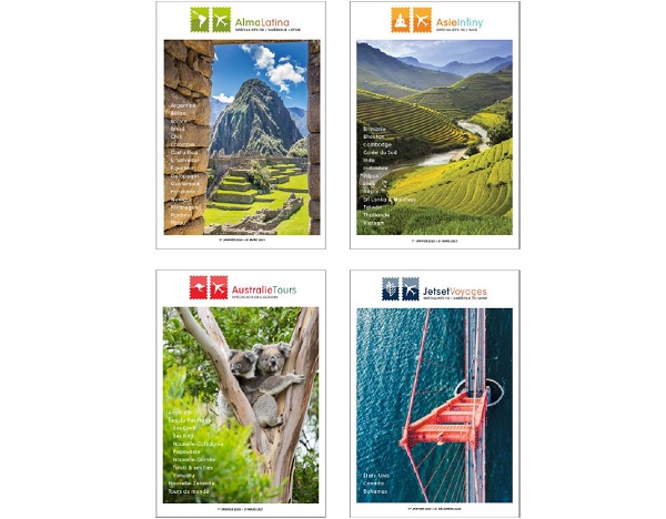 East West Travel : 4 nouvelles brochures pour 3 continents