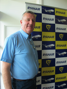 Michael Cawley, directeur adjoint de Ryanair - DR : A.B. Michael Cawley, directeur adjoint de Ryanair - DR : A.B.