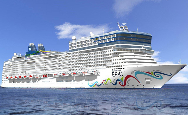 Le Norwegian Epic effectuera 25 escales à Cannes, sur toute la saison 2012 - DR