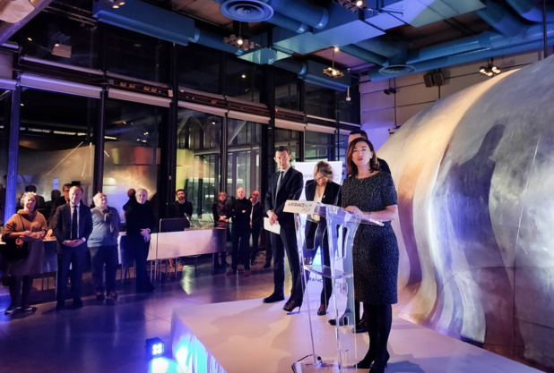 Benjamin Smith, Anne Rigail, Pieter Elbers et Anne-Marie Couderc, mardi 21 janvier à Paris © PG TM Benjamin Smith, Anne Rigail, Pieter Elbers et Anne-Marie Couderc, mardi 21 janvier à Paris © PG TM
