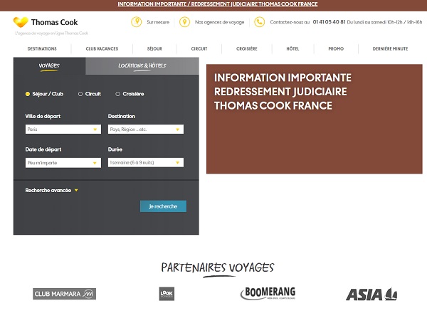 Fosun recrute des anciens cadres de Thomas Cook - DR