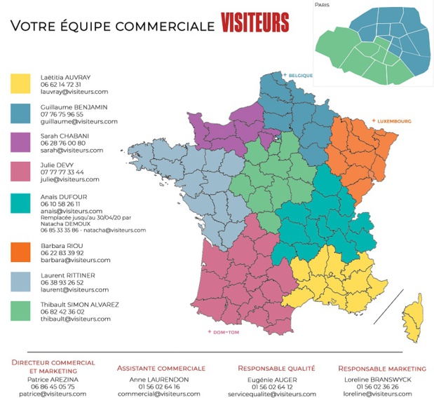 Visiteurs : Barbara Riou et Guillaume Benjamin rejoignent l'équipe commerciale Visiteurs : Barbara Riou et Guillaume Benjamin rejoignent l'équipe commerciale