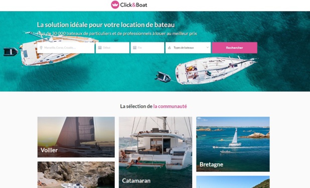 Un volume d'affaires de 50 millions d'euros pour Clic&Boat en 2019 - DR Un volume d'affaires de 50 millions d'euros pour Clic&Boat en 2019 - DR