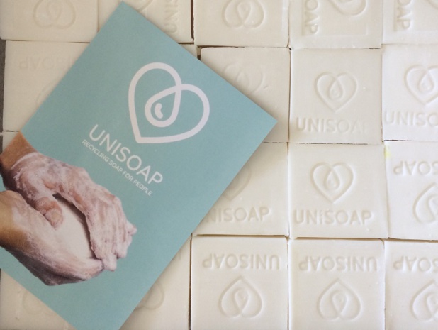 L'association compte à ce jour plus de 105 hôtels partenaires dans toute la France et a collecté plus de 4 tonnes de savons usagés - UNISOAP