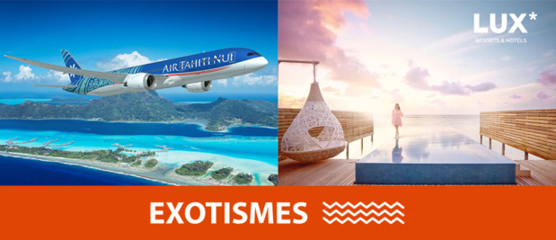 Exotismes, Air Tahiti Nui & LUX* Resorts au Salon du Ditex – Copyright Air Tahiti Nui, LUX* Resorts et Exotismes