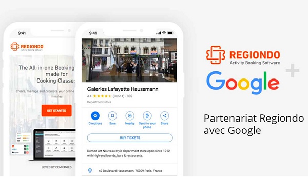 Google Maps : Régiondo distribue ses activités de loisirs grâce à "Reserve with Google"