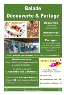 Exemple d'affiche des balades Découverte&Partage - DR : Touristra Vacances
