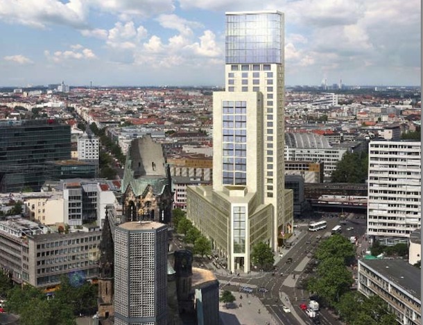 Le Waldorf Astoria de Berlin ouvrira ses portes l'été prochain. Il espère accueillir une clientèle de luxe et d'affaires - DR Le Waldorf Astoria de Berlin ouvrira ses portes l'été prochain. Il espère accueillir une clientèle de luxe et d'affaires - DR