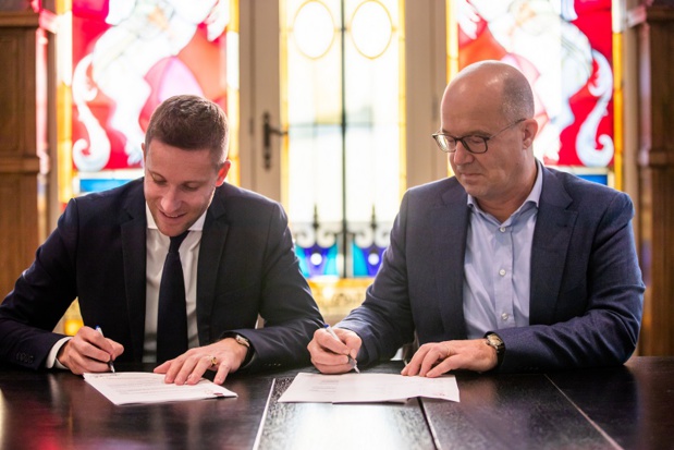 Nicolas de Villiers, président du Puy du Fou et Fons Jurgens, CEO de Efteling - Photo DR Nicolas de Villiers, président du Puy du Fou et Fons Jurgens, CEO de Efteling - Photo DR