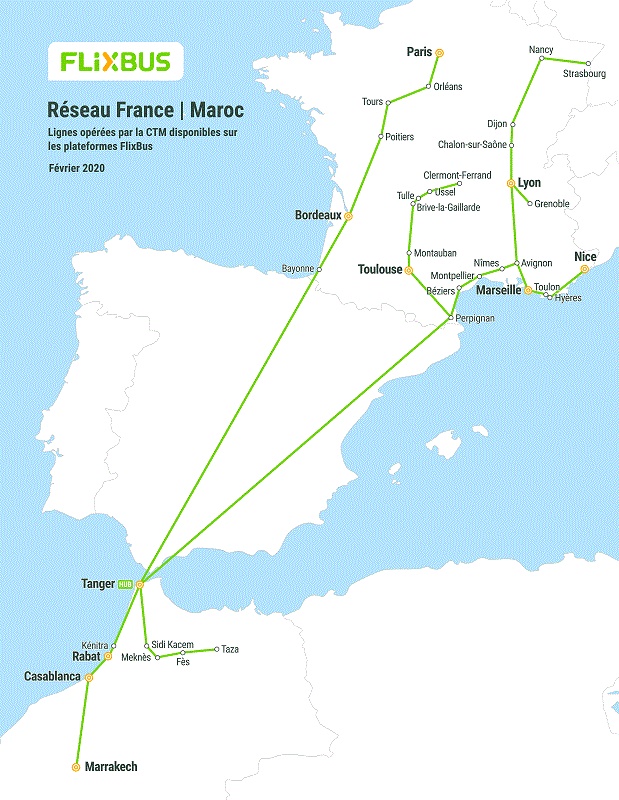 Flixbus s'implante au Maroc, la 1ère fois sur le continent Africain - Crédit photo : Flixbus