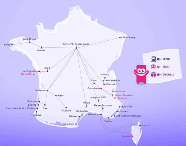 Corse : la SNCM s'associe avec iDTGV sur une offre train + bateau