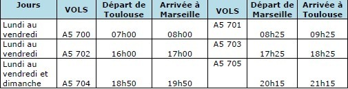 Airlinair : la ligne entre Toulouse et Marseille ouvre le 28 mai 2012 Airlinair : la ligne entre Toulouse et Marseille ouvre le 28 mai 2012