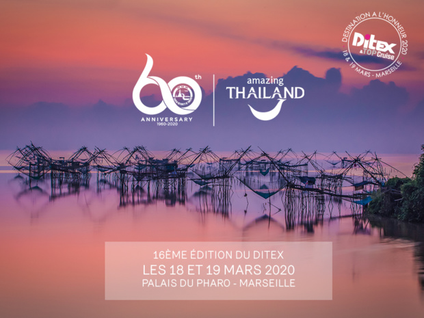 L'Office National du Tourisme de Thaïlande et Thai Airways International fêteront leur 60ème anniversaire à l'occasion du DITEX 2020