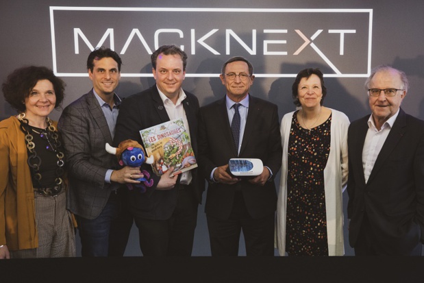 Monique Jung Gengenwin (directrice de l'Adira), Thomas et Michael Mack (associés-gérants de Mack International), Anne-Catherine Weber (Maire de Plobsheim), Robert Herrmann et Yves Bur (président et vice-président de l'Eurométropole de Strasbourg) - DR : MackNeXT Monique Jung Gengenwin (directrice de l'Adira), Thomas et Michael Mack (associés-gérants de Mack International), Anne-Catherine Weber (Maire de Plobsheim), Robert Herrmann et Yves Bur (président et vice-président de l'Eurométropole de Strasbourg) - DR : MackNeXT