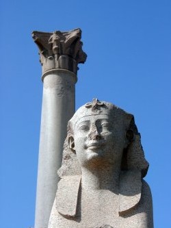 la fière colonne de Pompée