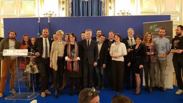 Les Lauréats de la 3e édition des Palmes du Tourisme Durable autour de Jean-Baptiste Lemoyne - Photo CE