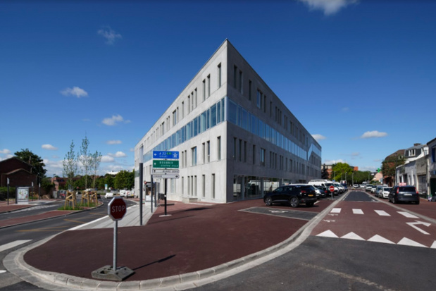 Booking.com a inauguré en octobre 2019 le plus grand centre européen de service clients, à Tourcoing, capable d’accueillir jusqu’à 850 personnes. – DR : Booking
