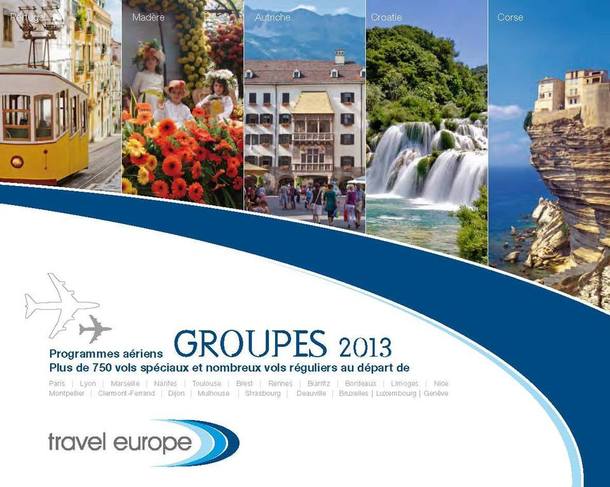 Travel Europe : la brochure 2013 arrive dans les agences de voyages