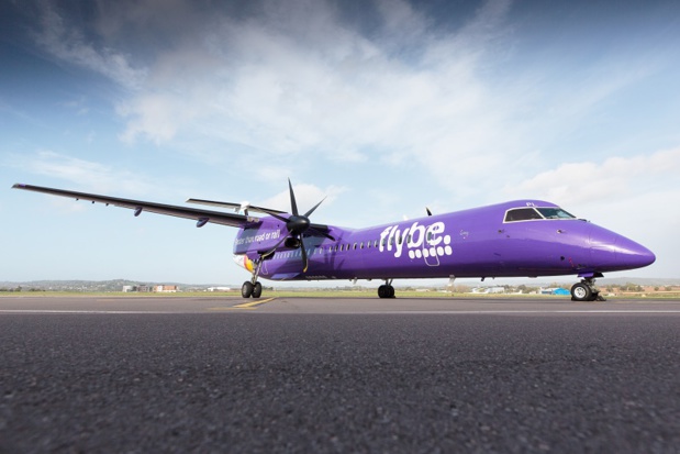 Les appareils de la compagnie Flybe cloués au sol - DR : Flybe Les appareils de la compagnie Flybe cloués au sol - DR : Flybe