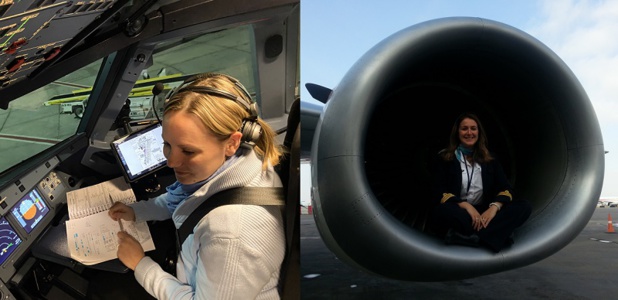 Deux copilotes de La Compagnie se livrent sur le sexisme ambiant dans l'aérien - crédit photo : La Compagnie