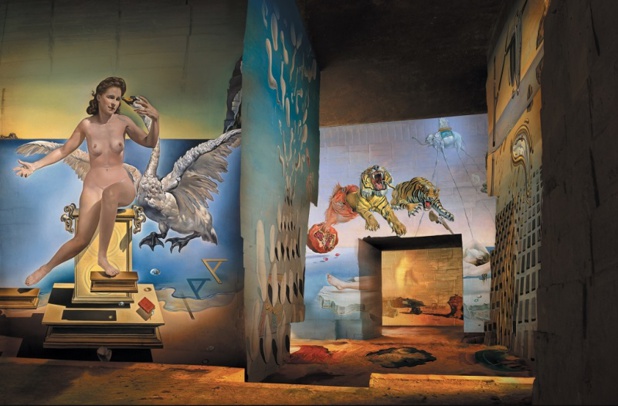 Baux-de-Provence : "Dalí, l’énigme sans fin", une expo hypnotisante aux Carrières de Lumières