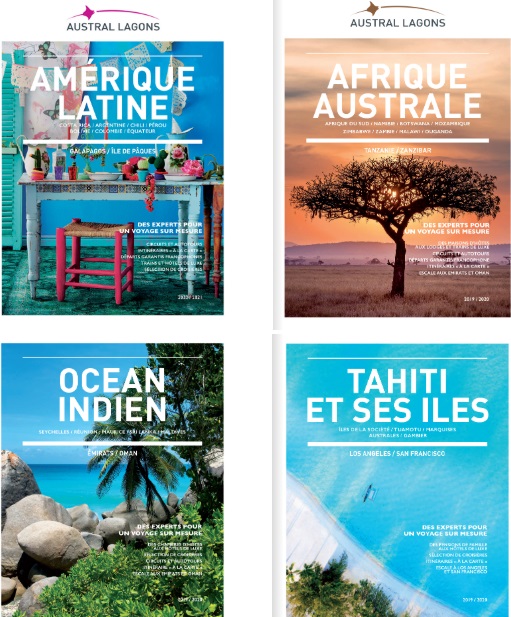 Les brochures Austral Lagons - DR Les brochures Austral Lagons - DR