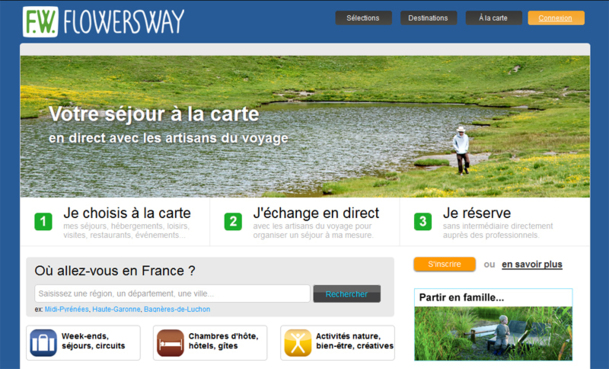 FlowersWay tisse sa toile entre les agents locaux du tourisme 