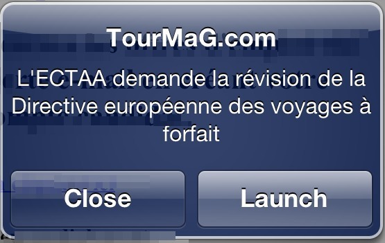 TourMaG.com : les alertes opérationnelles dans votre appli iPhone