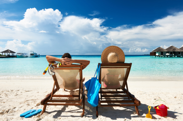 Si vous rêvez de plages de sable blanc et de cocotiers pour les vacances de Pâques, ça risque d'être compromis... /crédit DepositPhoto