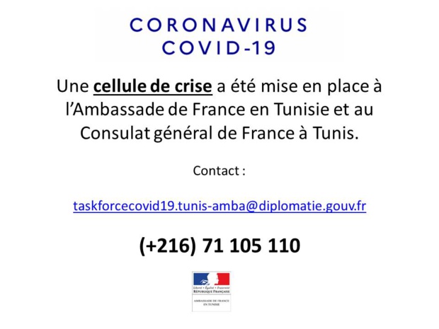 Tunisie : l'Ambassade de France met en place une cellule de crise 
