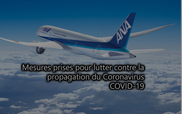 ANA supprime momentanément les dessertes des lignes de Tokyo vers Paris, Francfort (NH223/224), Munich, Düsseldorf, Bruxelles et Vienne entre le 29 mars et le 24 avril 2020. - capture écran ANA ANA supprime momentanément les dessertes des lignes de Tokyo vers Paris, Francfort (NH223/224), Munich, Düsseldorf, Bruxelles et Vienne entre le 29 mars et le 24 avril 2020. - capture écran ANA