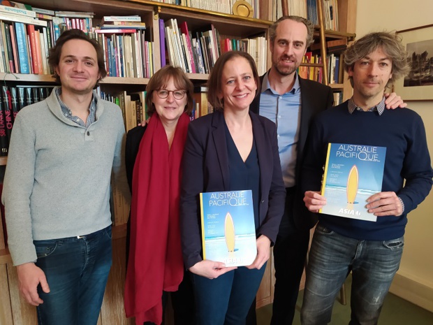 Guillaume Linton et une partie des équipes de production - Photo CL Guillaume Linton et une partie des équipes de production - Photo CL