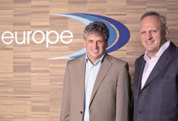 Helmut et Tony Gschwentner au siège de Travel Europe - DR Helmut et Tony Gschwentner au siège de Travel Europe - DR