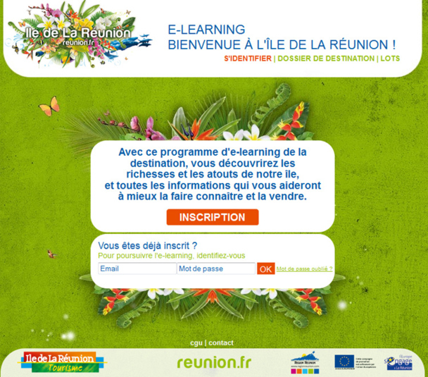 l'e-learning lancé par le CRT de la Réunion - Photo DR l'e-learning lancé par le CRT de la Réunion - Photo DR
