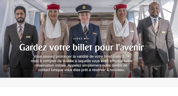 Crédit - capture site Emirates Crédit - capture site Emirates