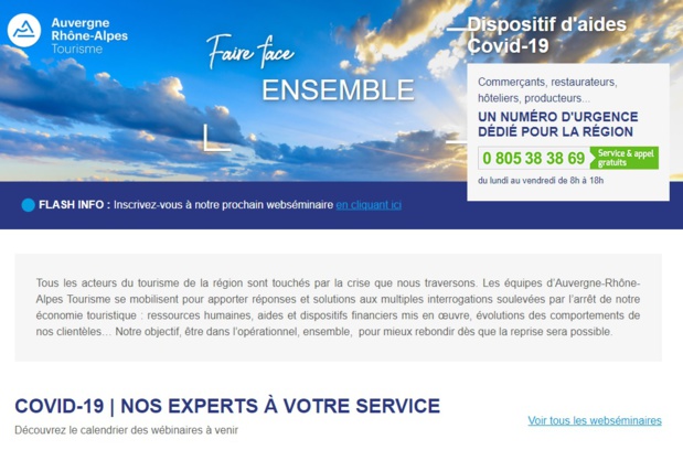 "Nous travaillons également à l'accompagnement du fond d'urgence mis en place par la Région. En parallèle, nous réfléchissons d'ores et déjà à un plan de rebond qui sera déclenché dès la sortie de crise." - DR "Nous travaillons également à l'accompagnement du fond d'urgence mis en place par la Région. En parallèle, nous réfléchissons d'ores et déjà à un plan de rebond qui sera déclenché dès la sortie de crise." - DR
