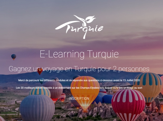 Elearning Turquie disponible jusqu'au 15 juillet 2020 - DR Elearning Turquie disponible jusqu'au 15 juillet 2020 - DR