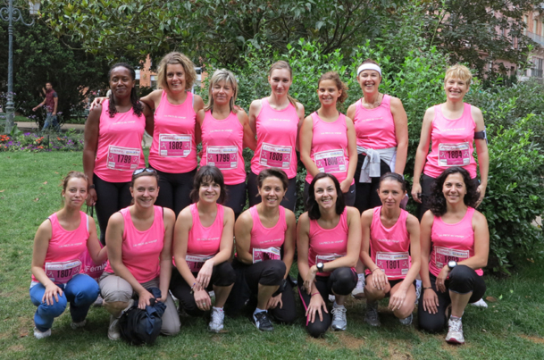 Les filles d'AS Voyages ont participé à la course à Pied la Toulousaine, organisée dimanche 8 juillet. - Photo DR