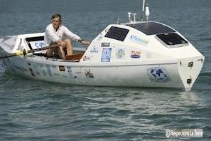 L'expédition RAME 2012 de Charles Hedrich consiste en un aller-retour sur l'Atlantique, sans escale ni ravitaillement sur un distance de 11 000 km - Photo DR