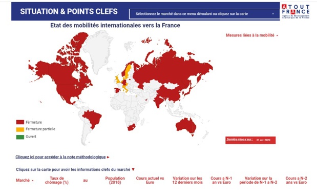 "Atout France est en mesure de proposer aux acteurs du tourisme français une photographie en temps réel de l’état des marchés touristiques internationaux" - DR
