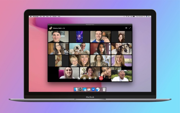 Facebook lance Messenger Rooms, offrant la possibilité d'échanger jusqu'à 50 personnes - DR