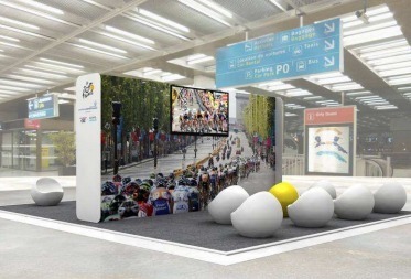Les passagers d'ADP pourront suivre les étapes du Tour de France pendant leur temps d'attente - Photo ADP Les passagers d'ADP pourront suivre les étapes du Tour de France pendant leur temps d'attente - Photo ADP