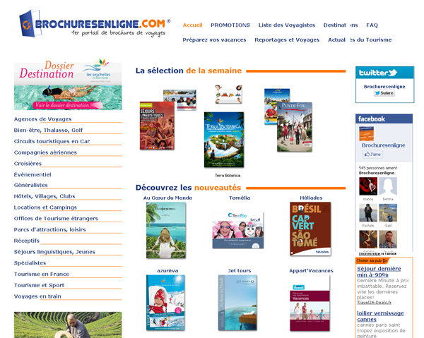 Les catalogues paraîssent en ligne parfois jusqu'à un mois d'avance sur la version papier !