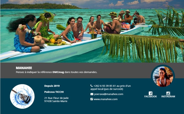 Manahee spécialiste de la Polynésie Françaises sur DMCMag.com - DR Manahee spécialiste de la Polynésie Françaises sur DMCMag.com - DR