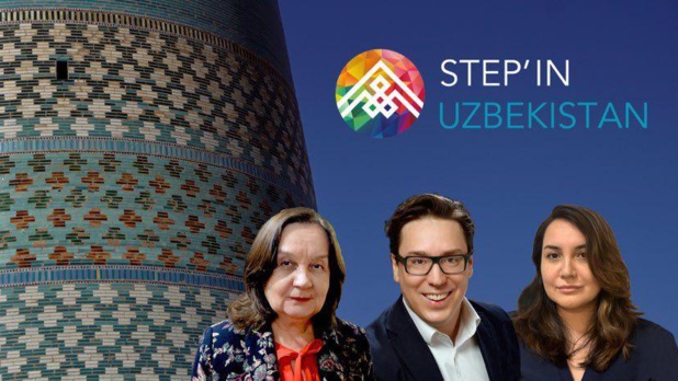 'De gche à dte) Choista Saidaminova, Frédéric Roman-Hauduroy et Negina Mukhtarova /crédit photo DR 'De gche à dte) Choista Saidaminova, Frédéric Roman-Hauduroy et Negina Mukhtarova /crédit photo DR